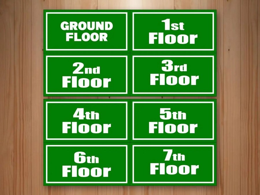 Floor Identification Signage