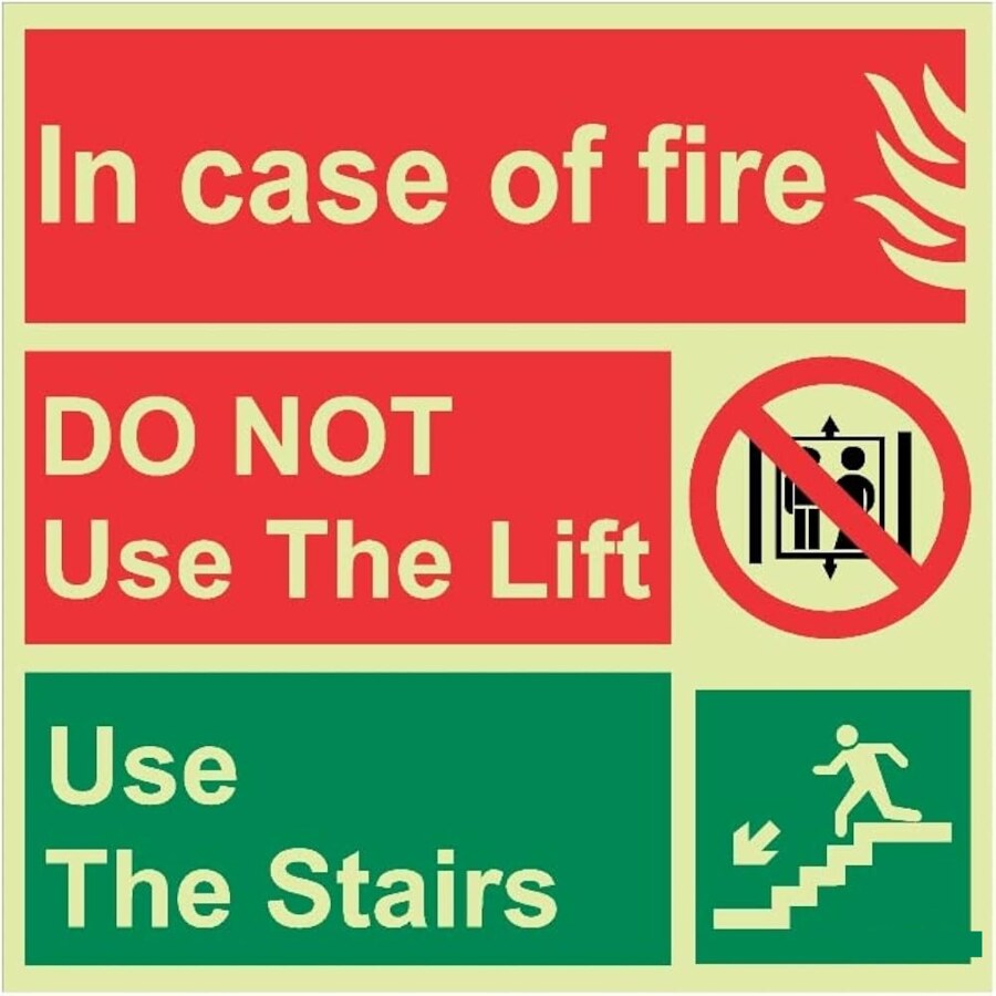 Incase of Fire Signage